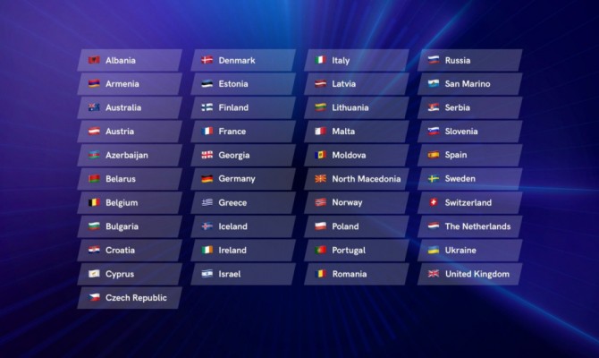 Участие в Евровидении-2021 подтвердила 41 страна